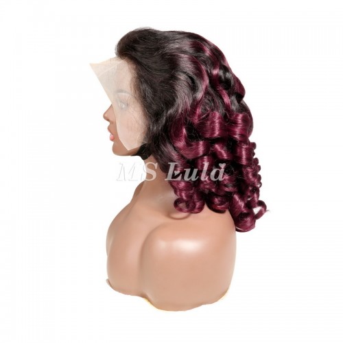 1B/99J Ombre Color Loose Wave 13x4 Lace Front Wigs | Human Hair Wig | Lace Front